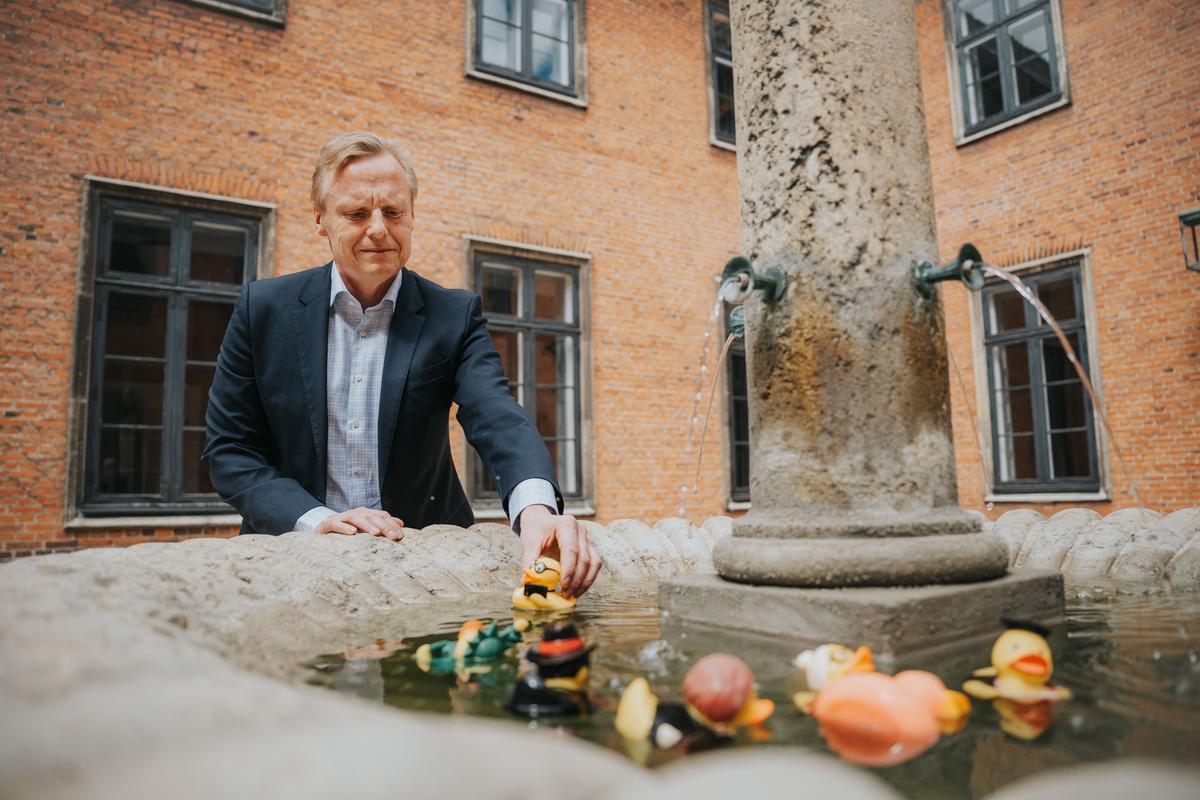 Billedet viser Jacob Waage, retspræsident ved Retten på Frederiksberg