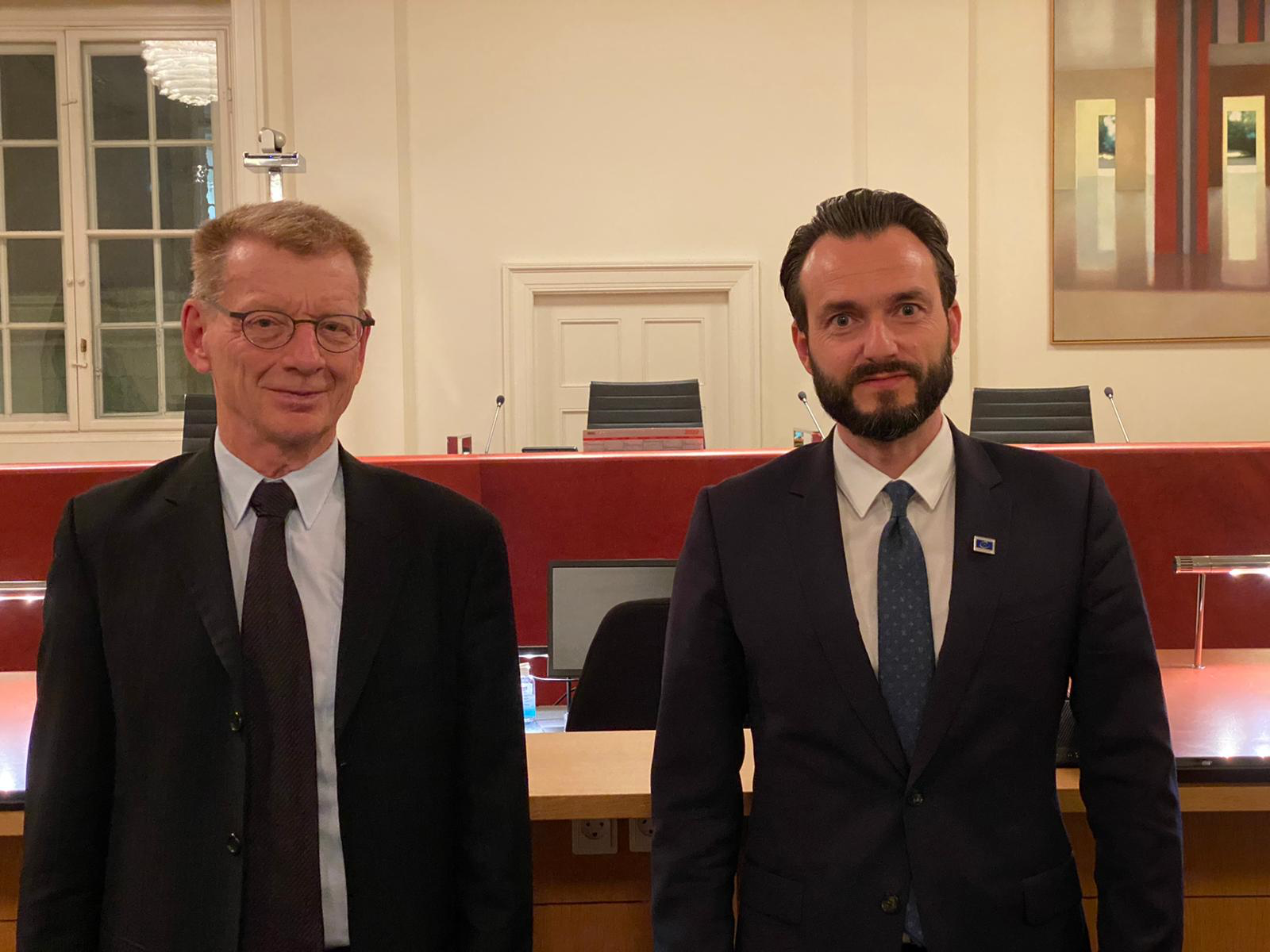 Thomas Rørdam og Robert Spano