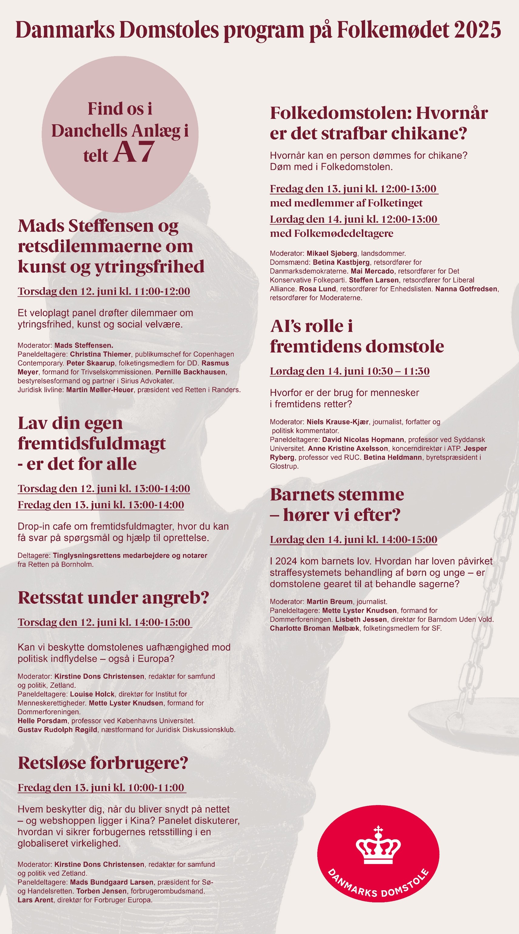 Programplakat Folkemødet 2025